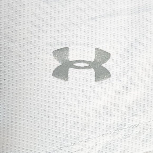 Under Armour Heat Gear Tank - L White/Grey Print - Picture 3 of 4